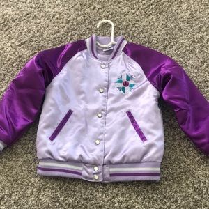 Frozen bomber jacket